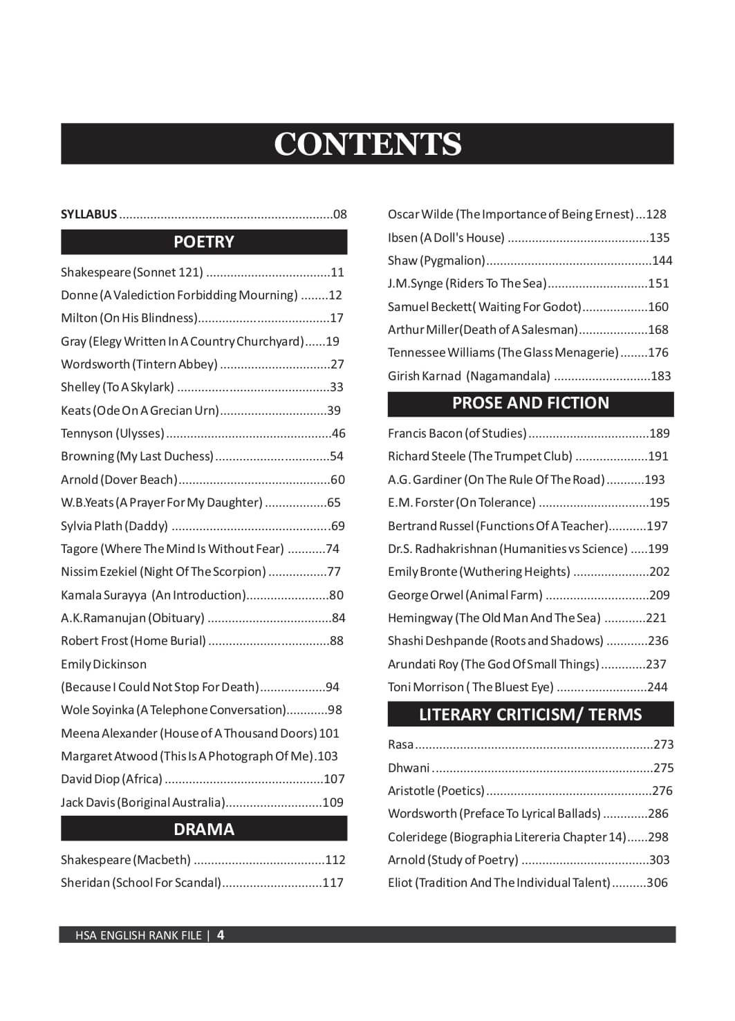 HSA English Rank File - Image 3