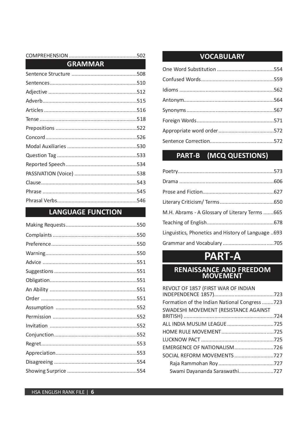 HSA English Rank File - Image 5